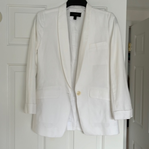 J.Crew white blazer in size 0